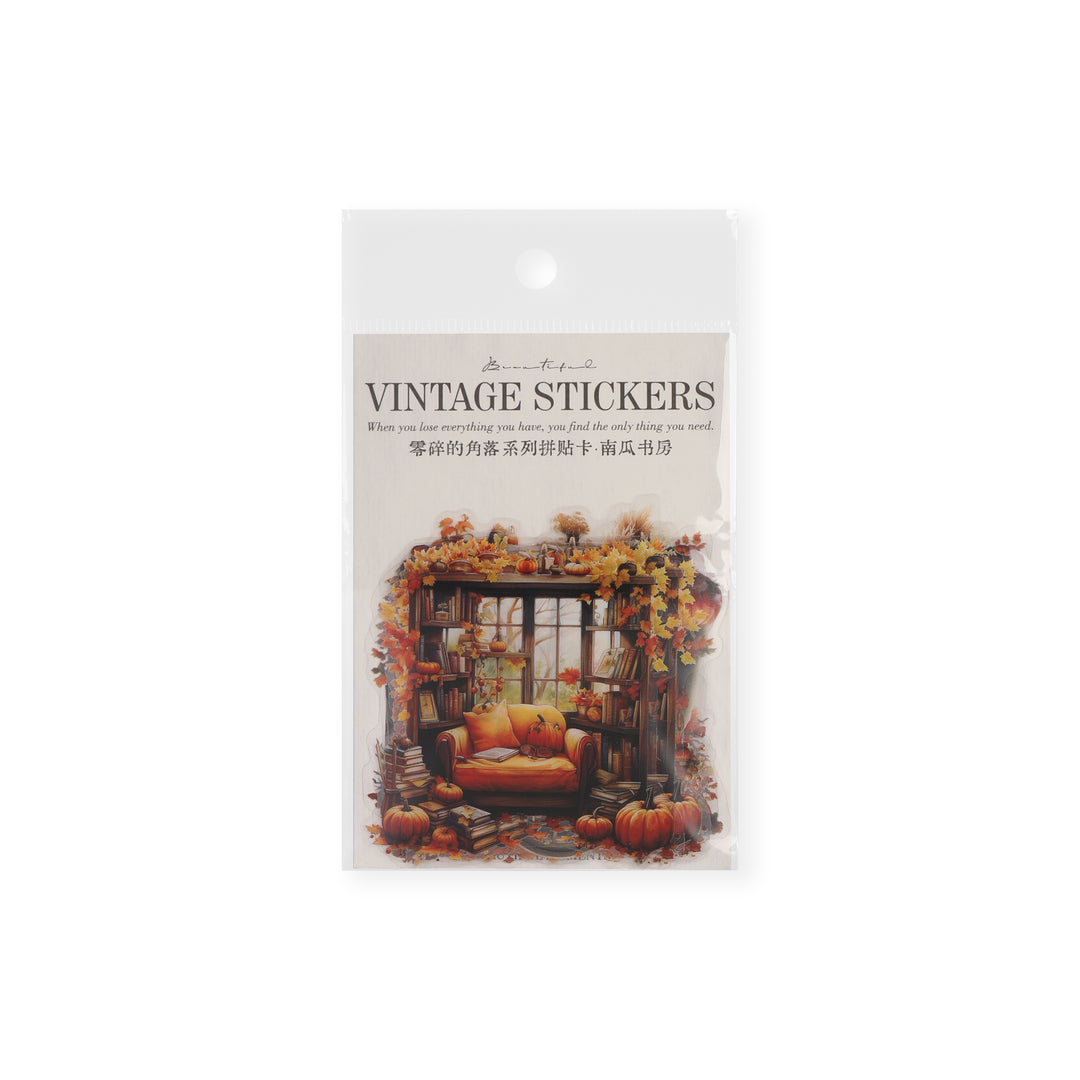Cozy Corner Stickers - Pumpkin Study - 10 Pcs