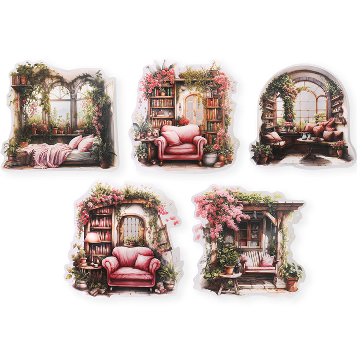 Cozy Corner Stickers - Dreamhouse - 10 Pcs