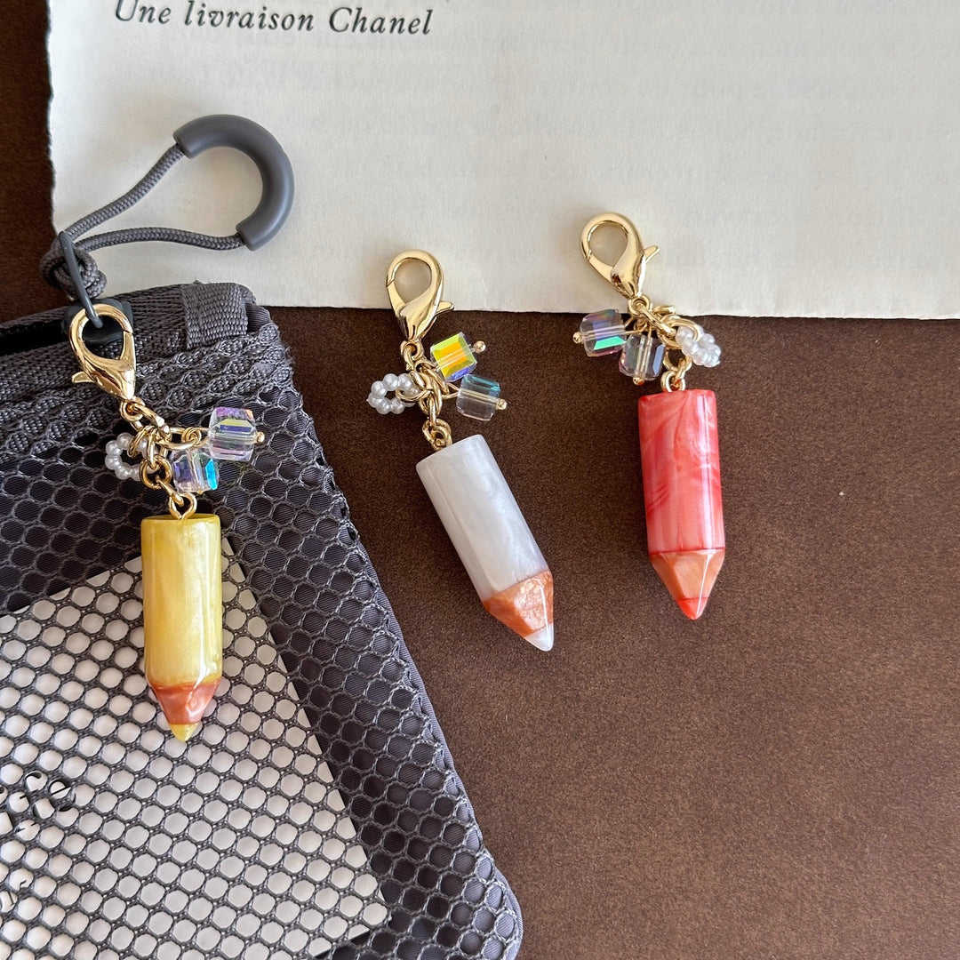 Crayon Lobster Clasp Keychain