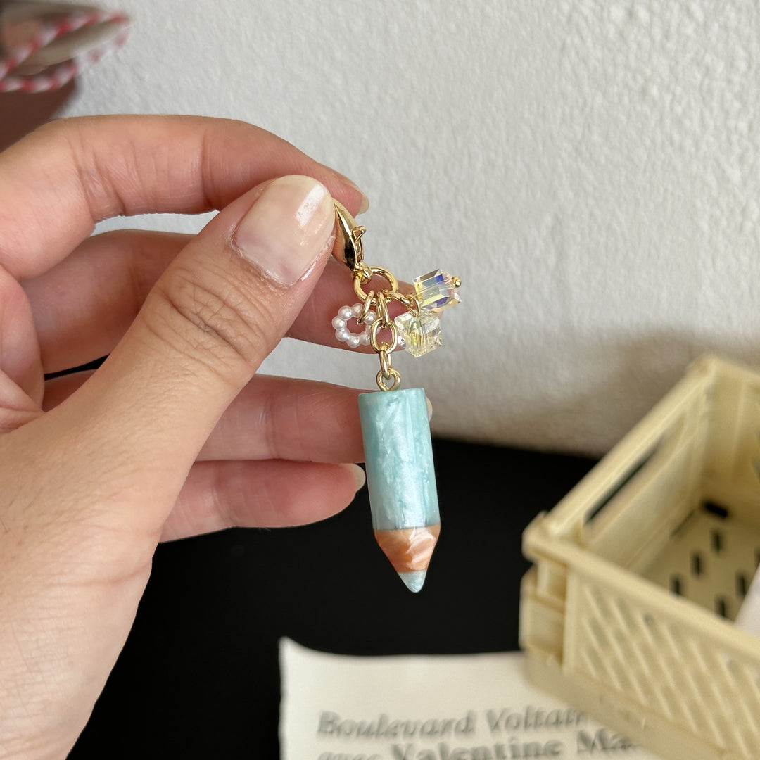 Crayon Lobster Clasp Keychain