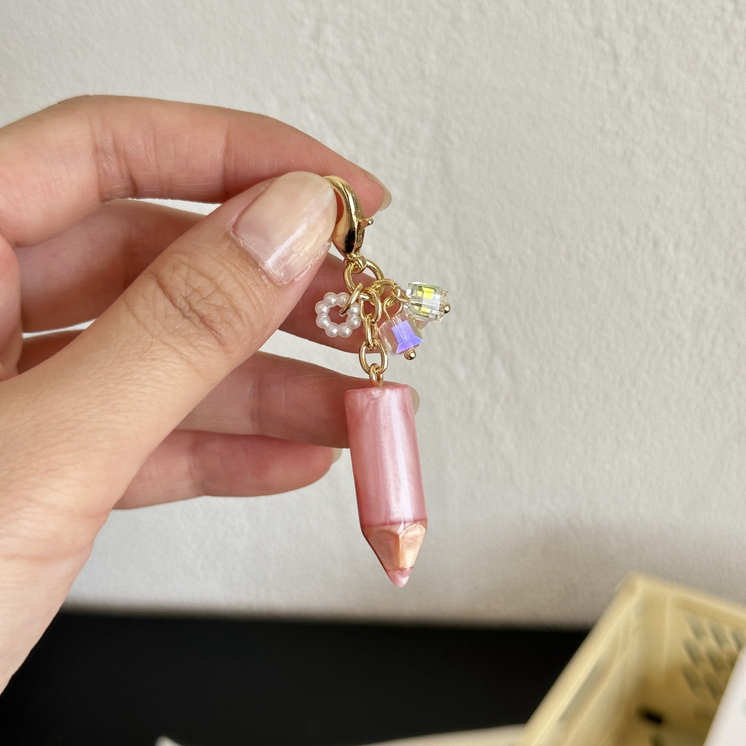 Crayon Lobster Clasp Keychain