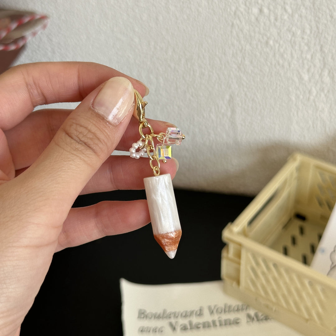 Crayon Lobster Clasp Keychain