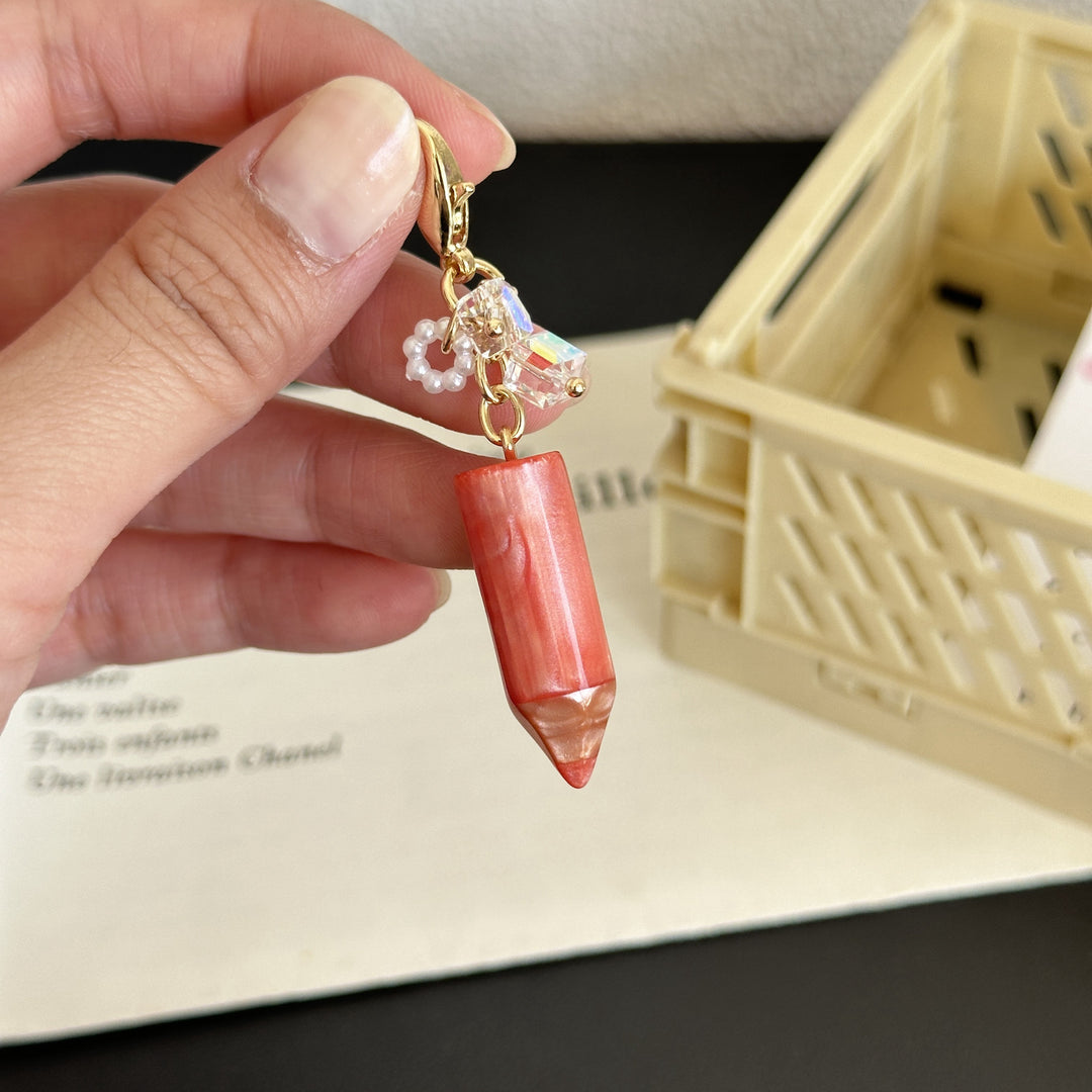 Crayon Lobster Clasp Keychain