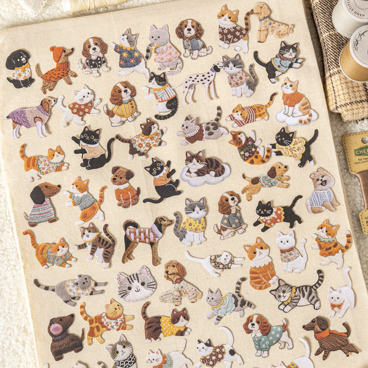 Cute Cat & Dog Stickers