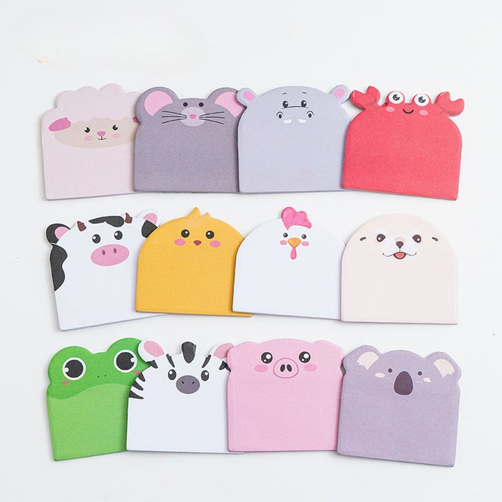 Cute Animal Shaped Sticky Notes