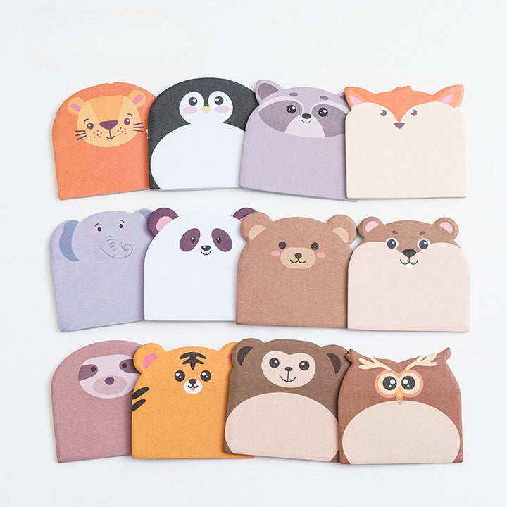 Cute Animal Shaped Sticky Notes