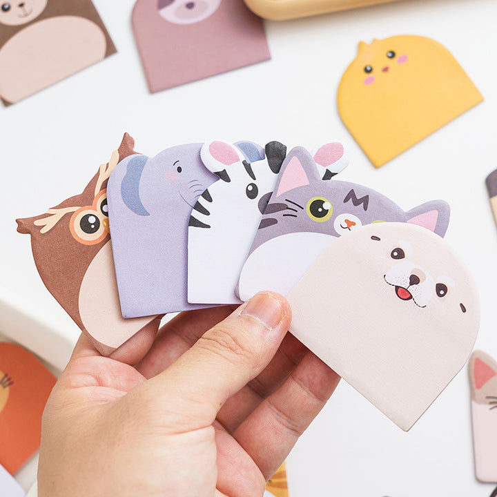 Cute Animal Shaped Sticky Notes