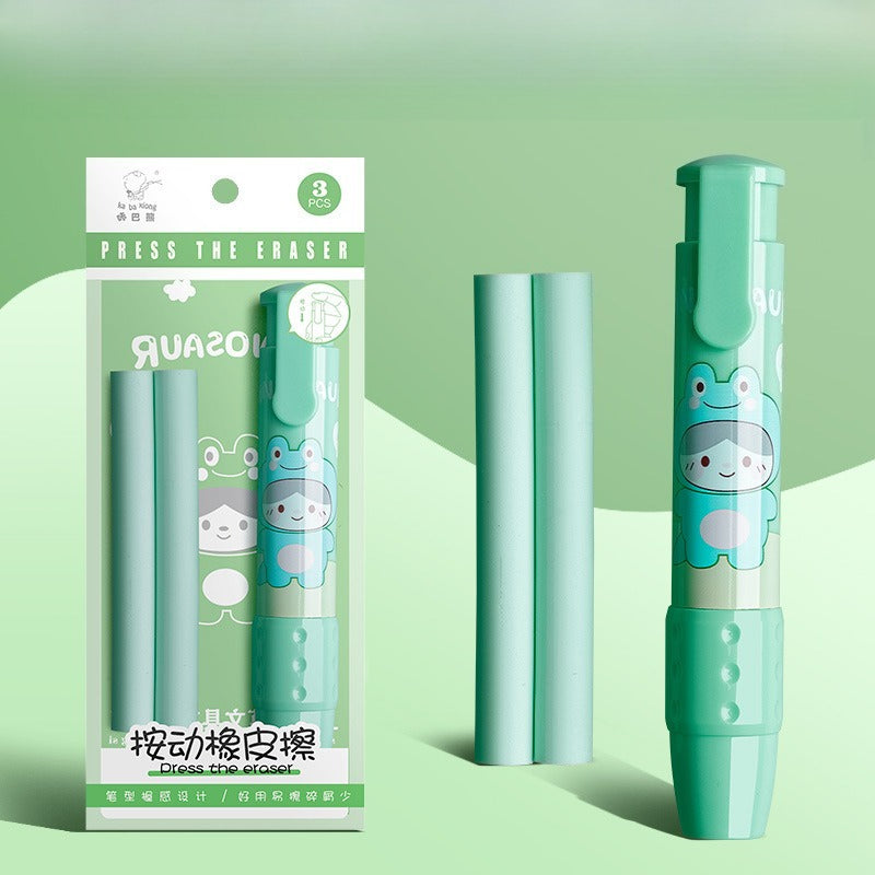 Cute Cartoon Retractable Click Eraser