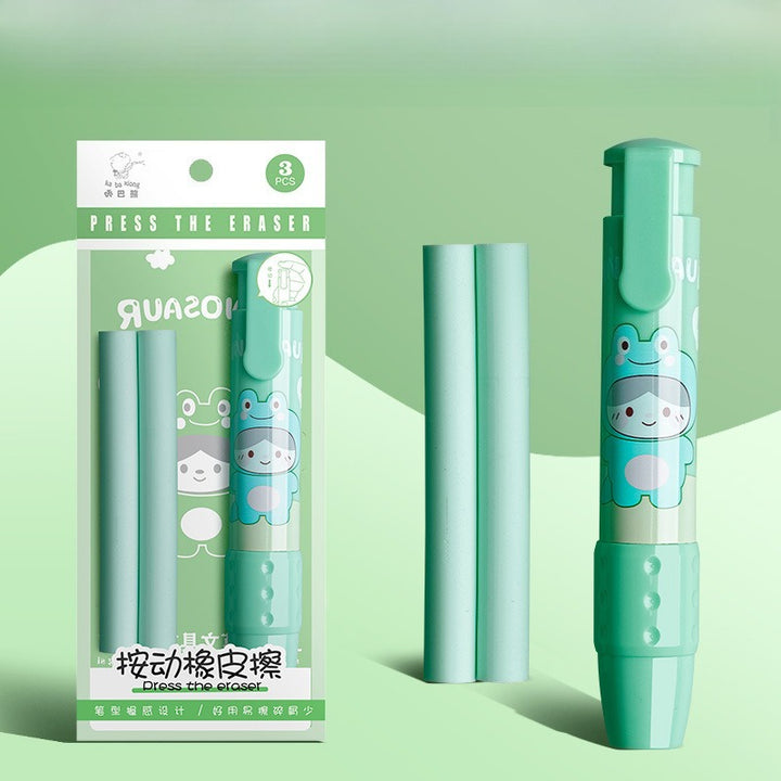 Cute Cartoon Retractable Click Eraser
