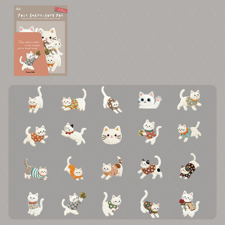 Cute Cat & Dog Stickers