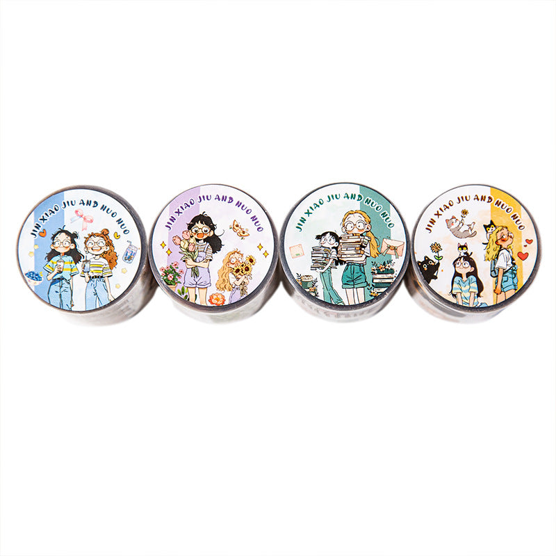 Cute Girls Die-cut PET Tape