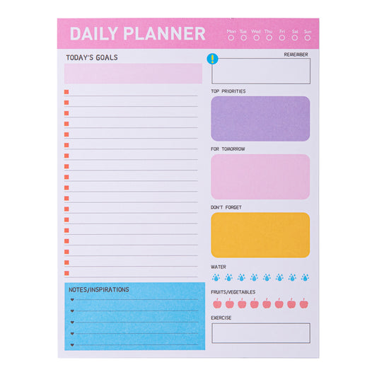 Daily To Do List Planner Notepad