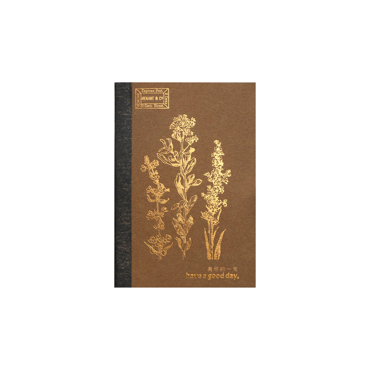 Diary of Old Times Gilded Collage Book - Flowers - 36 Sheets