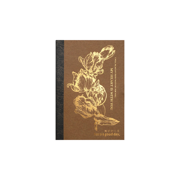 Diary of Old Times Gilded Collage Book - Tulip - 36 Sheets