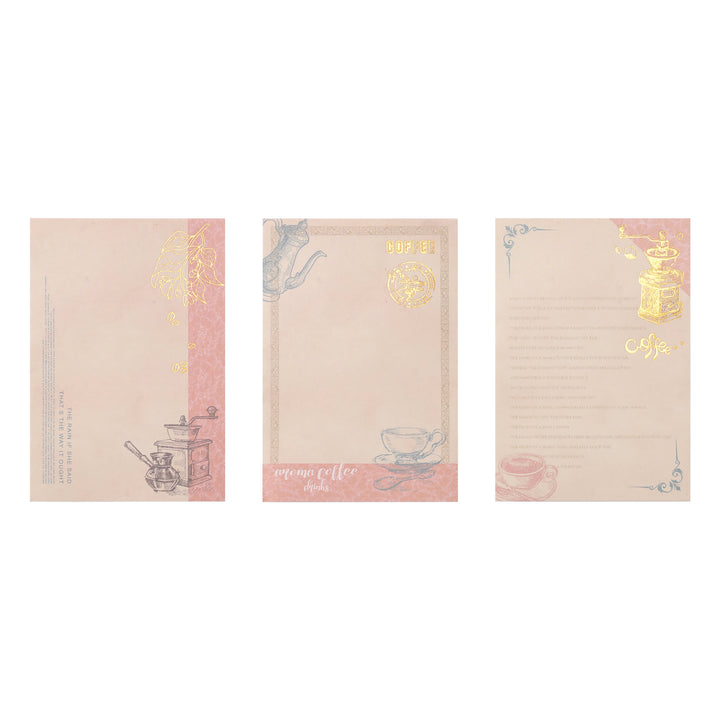 Diary of Old Times Gilded Collage Book - Coffee - 36 Sheets
