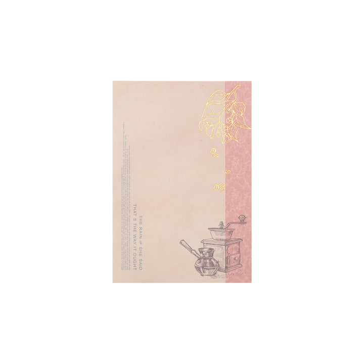 Diary of Old Times Gilded Collage Book - Coffee - 36 Sheets