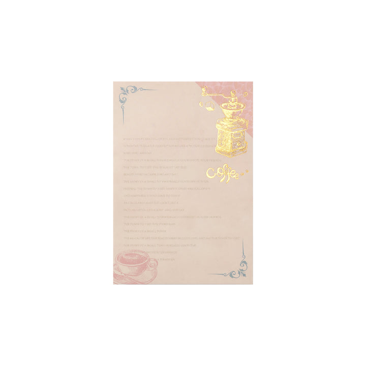 Diary of Old Times Gilded Collage Book - Coffee - 36 Sheets