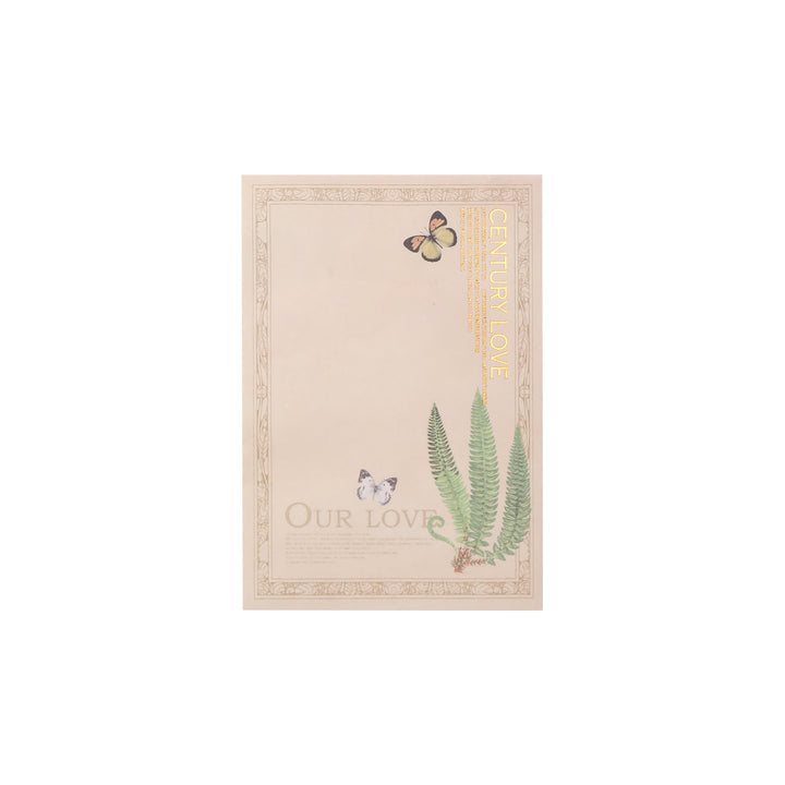 Diary of Old Times Gilded Collage Book - Ferns - 36 Sheets
