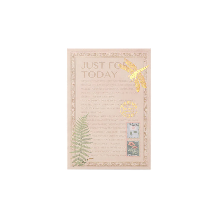 Diary of Old Times Gilded Collage Book - Ferns - 36 Sheets