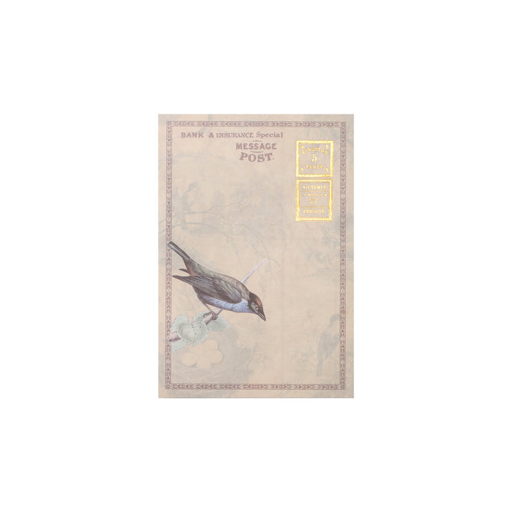 Diary of Old Times Gilded Collage Book - Flowers and Birds - 36 Sheets