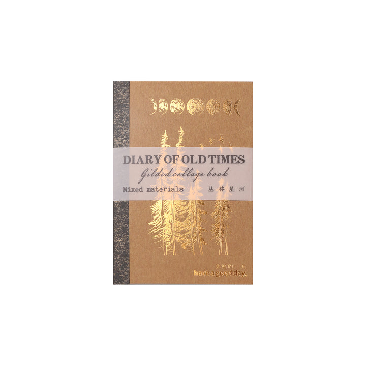 Diary of Old Times Gilded Collage Book - Jungle of the Milky Way - 36 Sheets