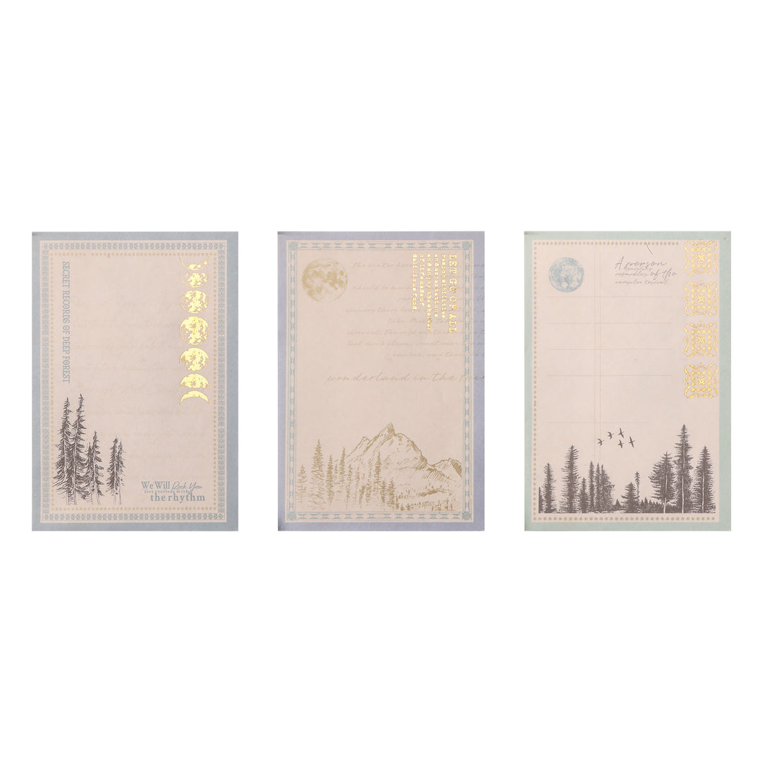 Diary of Old Times Gilded Collage Book - Jungle of the Milky Way - 36 Sheets