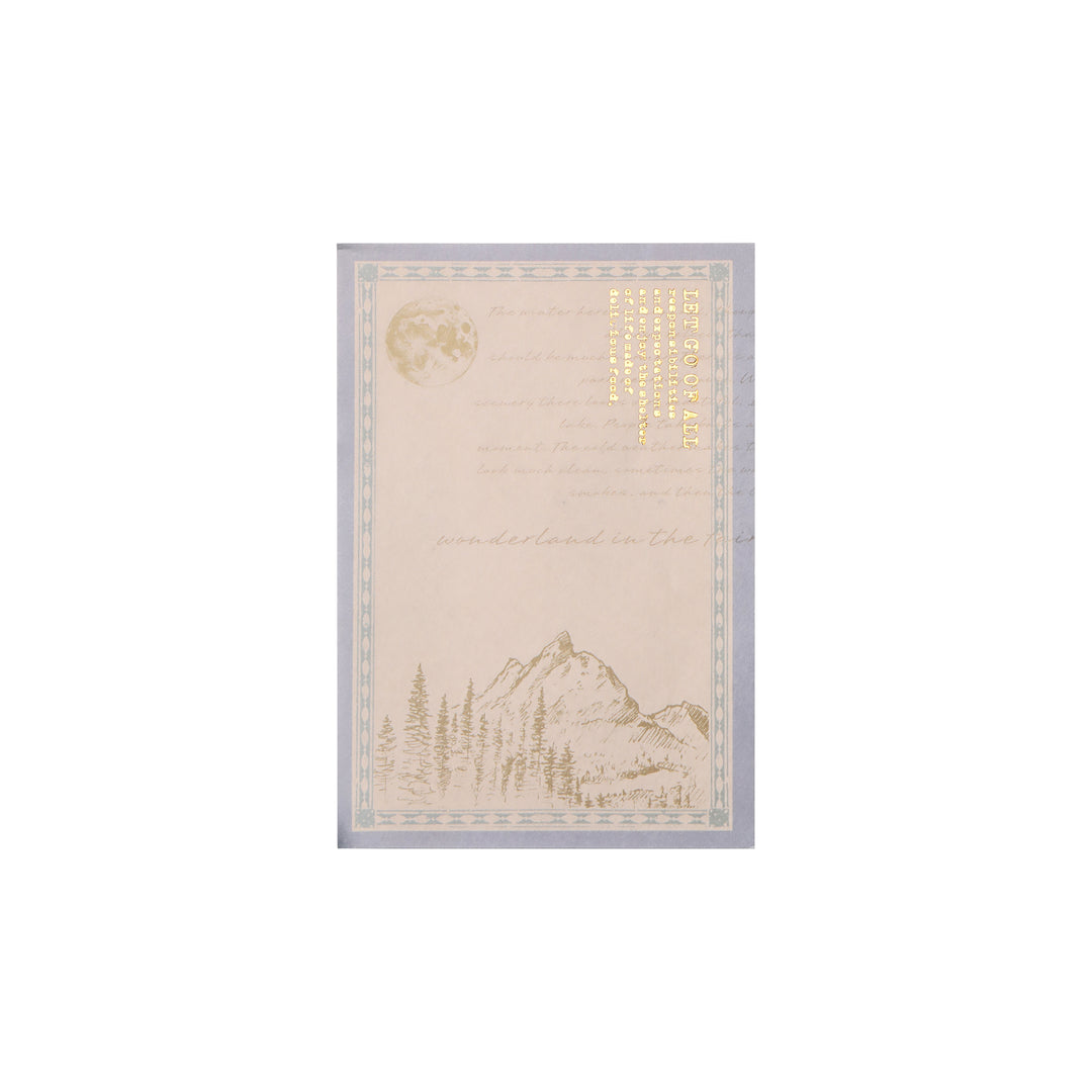 Diary of Old Times Gilded Collage Book - Jungle of the Milky Way - 36 Sheets