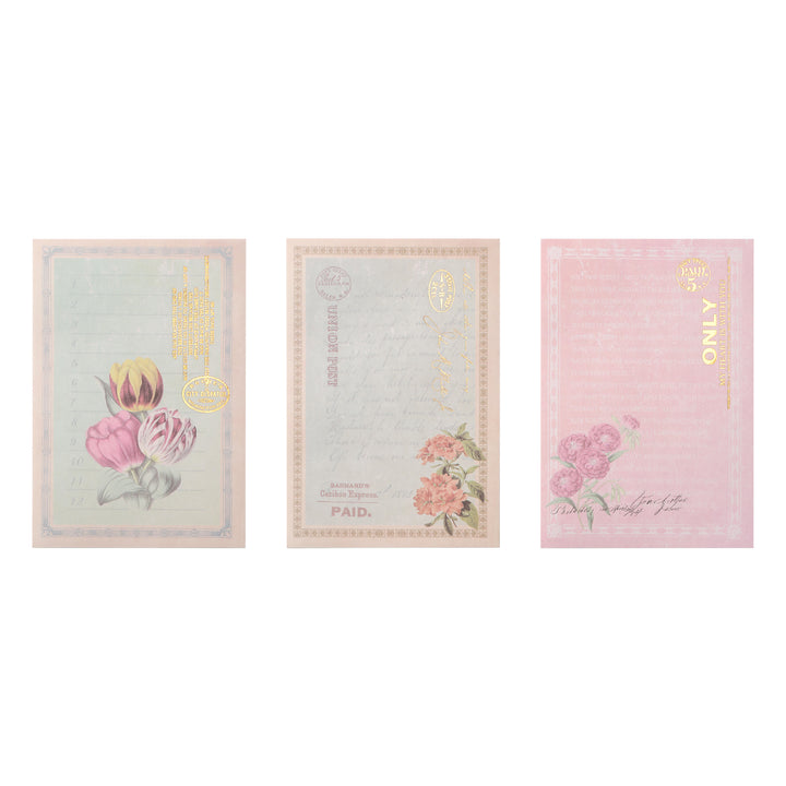 Diary of Old Times Gilded Collage Book - Tulip - 36 Sheets