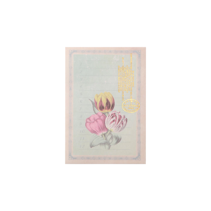 Diary of Old Times Gilded Collage Book - Tulip - 36 Sheets