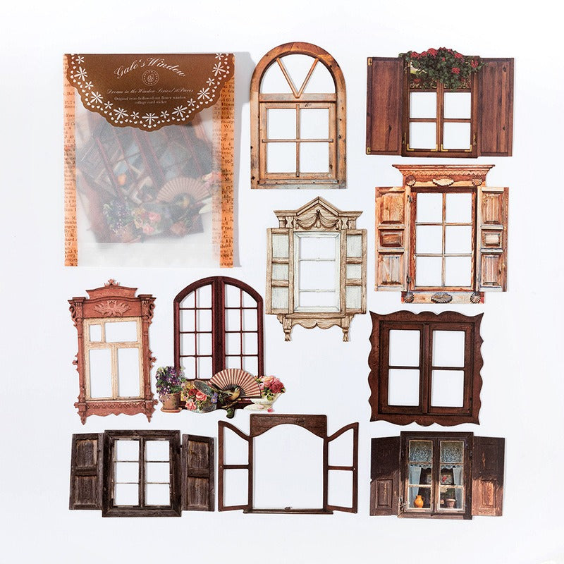 Dream in the Window Collage Scrapbook Paper Pack - 60 Pcs