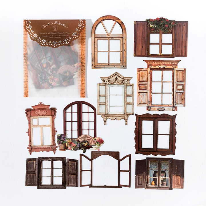 Dream in the Window Collage Scrapbook Paper Pack - 60 Pcs