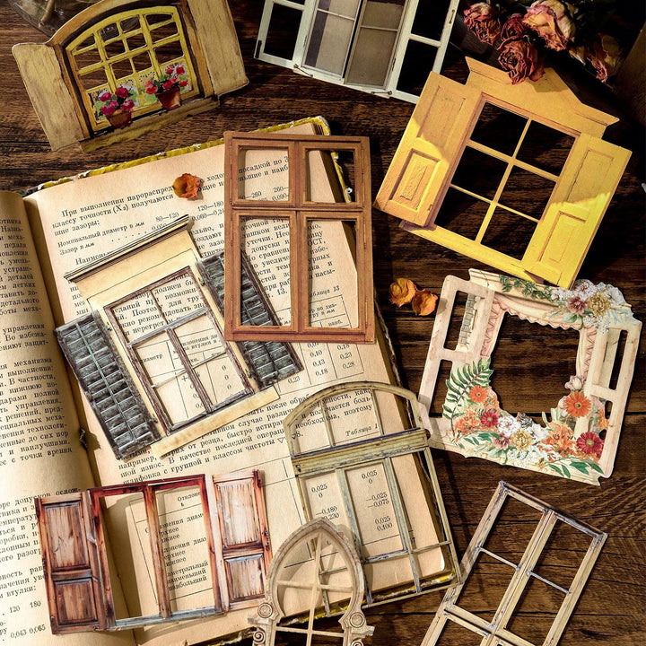 Dream in the Window Collage Scrapbook Paper Pack - 60 Pcs