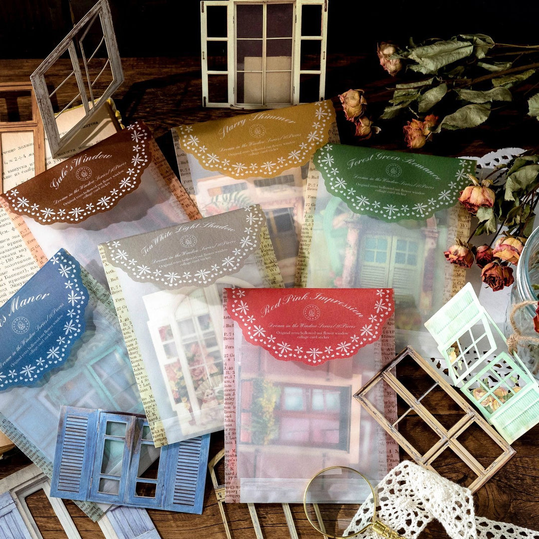 Dream in the Window Collage Scrapbook Paper Pack - 60 Pcs