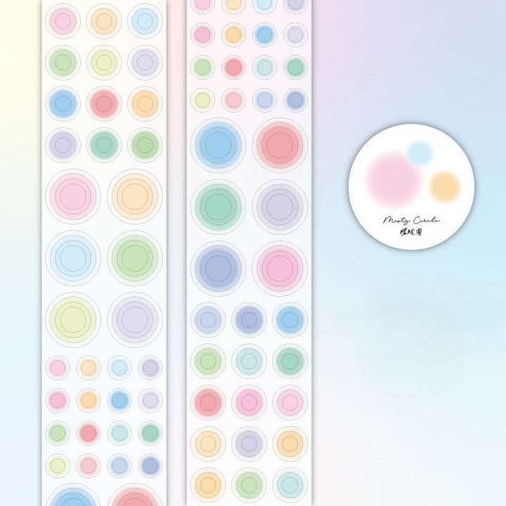 Dreamy Circles & Pentagrams PET Glitter Tape