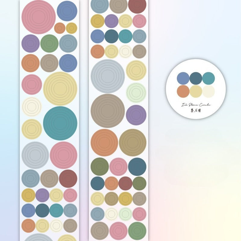 Dreamy Circles & Pentagrams PET Glitter Tape