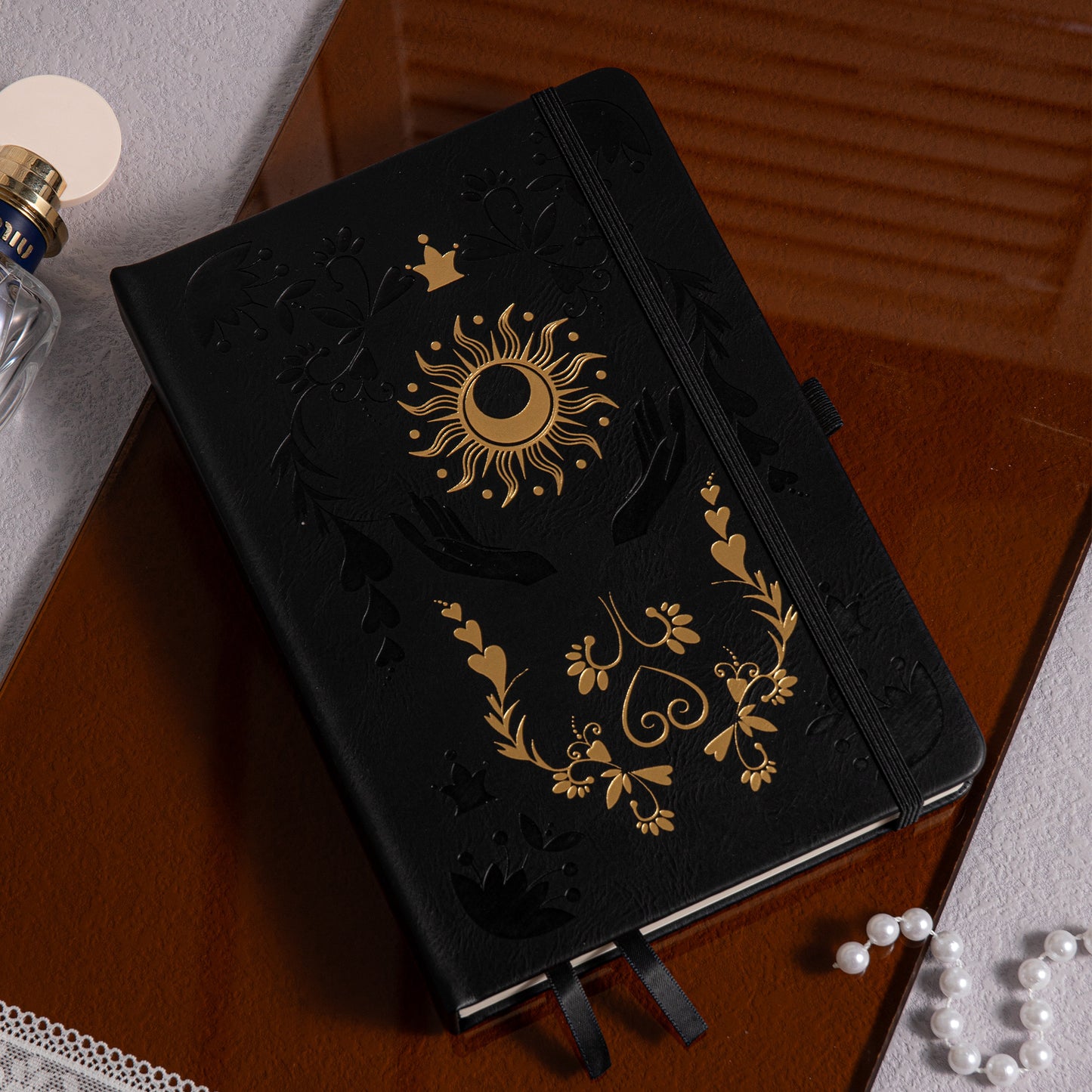 Embrace the Light Notebook - A5 - Lined - Black