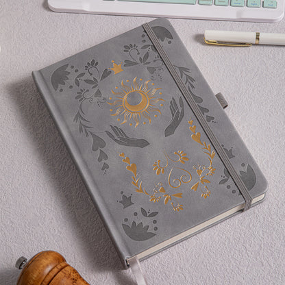 Embrace the Light Notebook - A5 - Lined - Gray