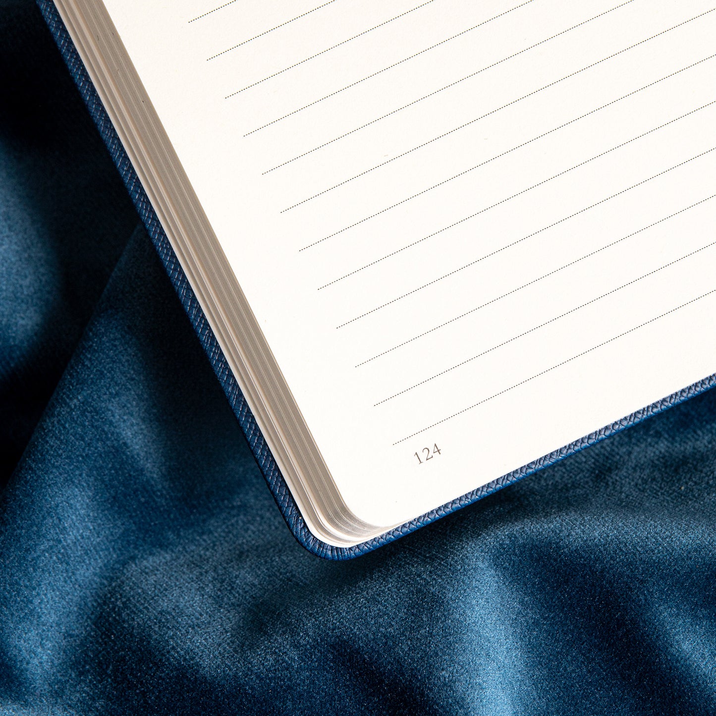 Embrace the Light Notebook - A5 - Lined - Navy Blue