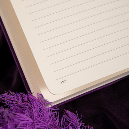 Embrace the Light Notebook - A5 - Lined - Purple