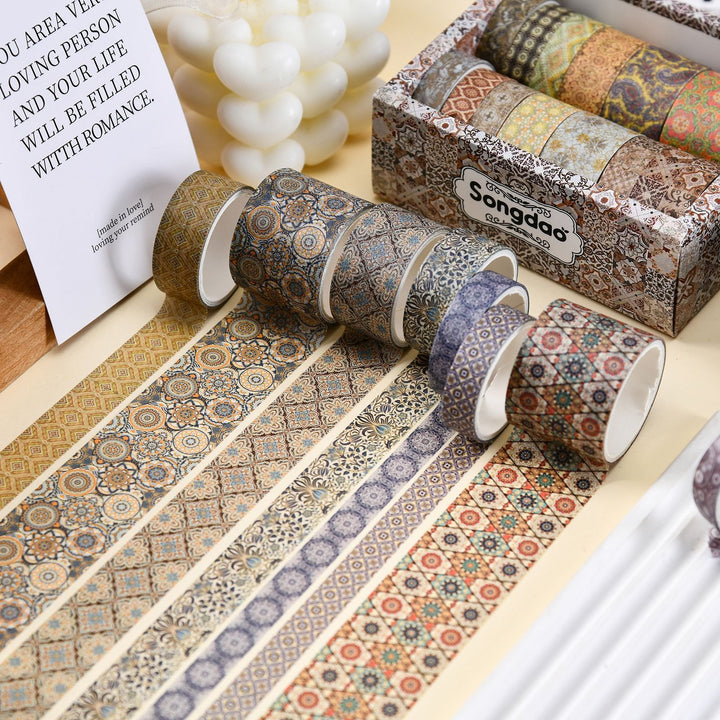 Exotic Charm Washi Tape - Set of 12