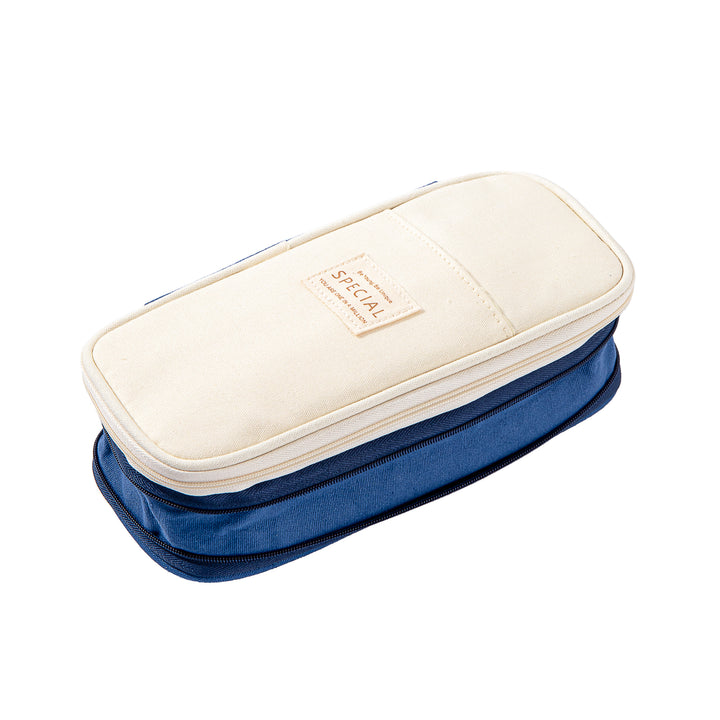 Extensible Pencil Pen Case Large Version - Dark Blue