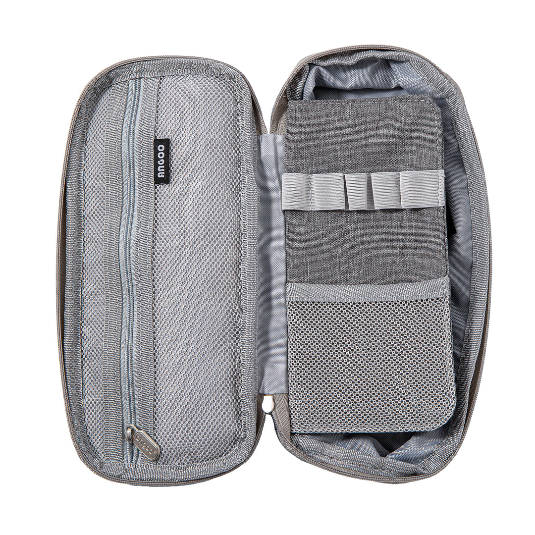 Extensible Pencil Pen Case Large Version - Gray