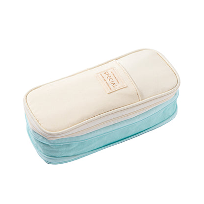 Extensible Pencil Pen Case Large Version - Mint Blue