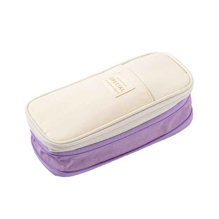 Extensible Pencil Pen Case Large Version - Purple