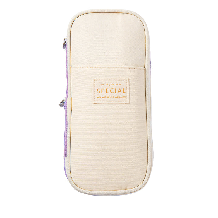Extensible Pencil Pen Case Large Version - Purple