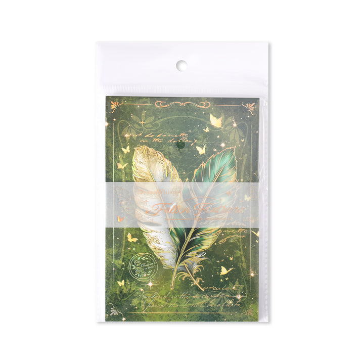 Feather Scrapbook Paper - 18 Sheets