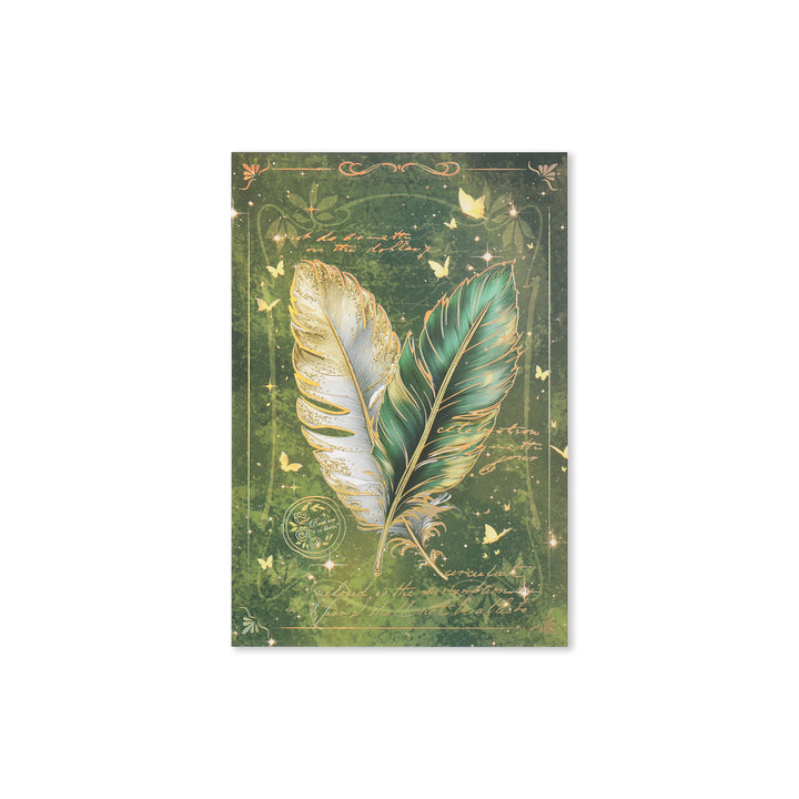 Feather Scrapbook Paper - 18 Sheets
