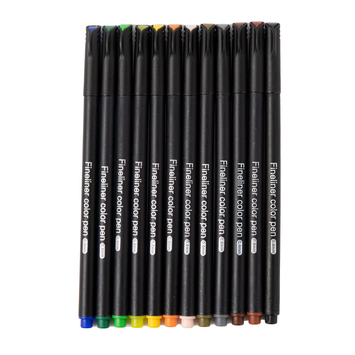 Fineliner Pen - Set of 24 - Bright Color