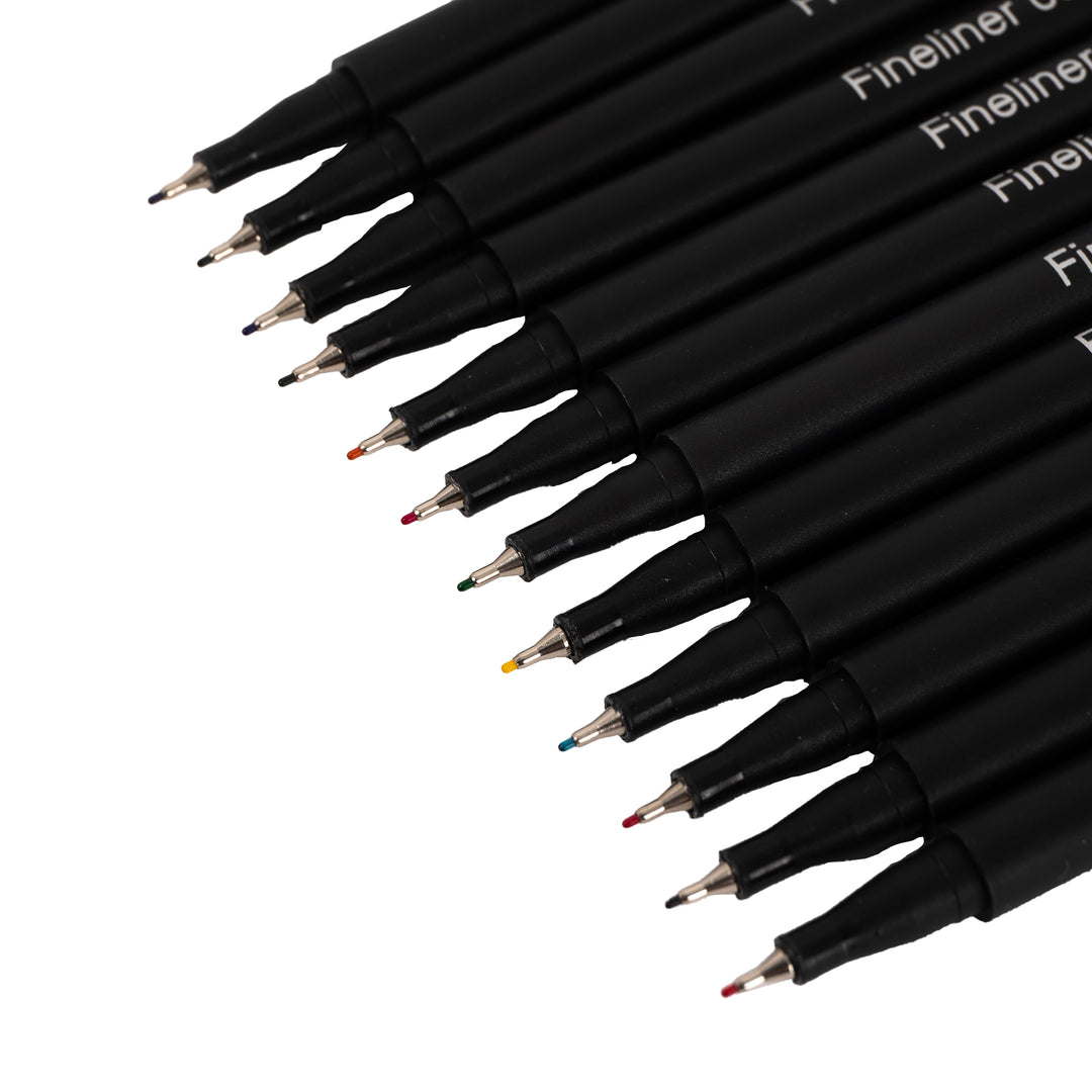 Fineliner Pen - Set of 24 - Bright Color