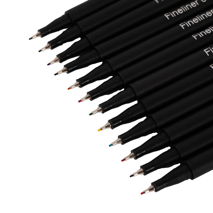 Fineliner Pen - Set of 24 - Bright Color
